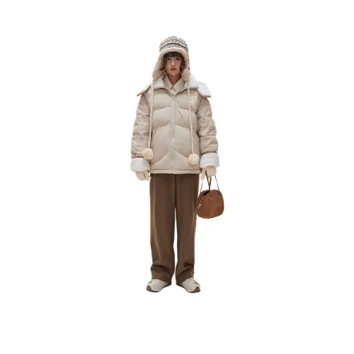 HOT HORSE Пуховая куртка Женская Гороховый зеленый