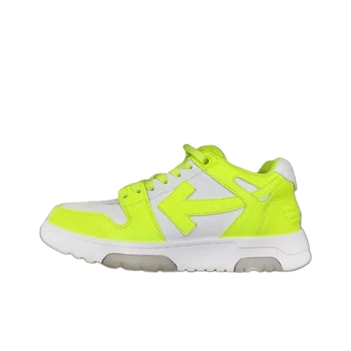 Off Белый Out Of Office Низкие Кроссовки для скейтбординга Женские Зеленые