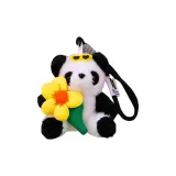Браслет-шнурок Цветочный Панда-Желтый