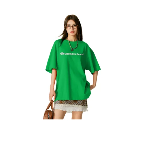 GOOGIMS Женские футболки с коротким рукавом