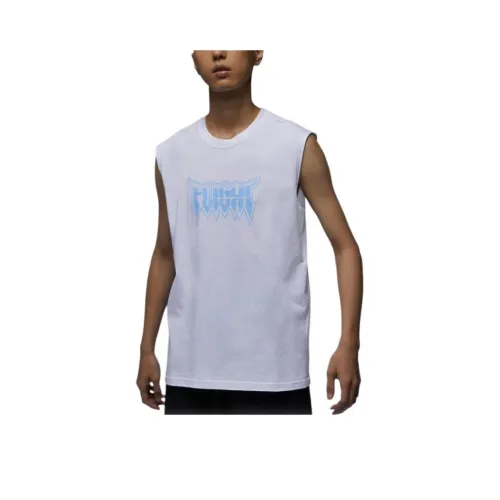 Jordan Sport Dri Fit Топ без рукавов Мужской Белый
