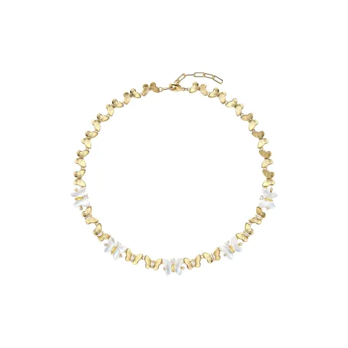 BOONEE ALUS Медный IS Покрытие из каратного золота Ожерелья Женские