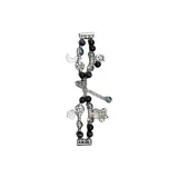 Чёрный и светло-синий