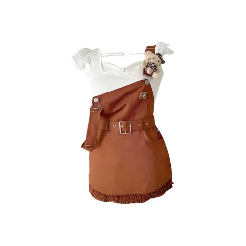 Nathania Кофе Женские Повседневные Костюмы