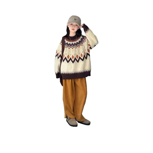 7 PE Свитер Fair Isle Жаккард Подростки
