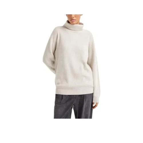BRUNELLO CUCINELLI Белый Женские Свитеры