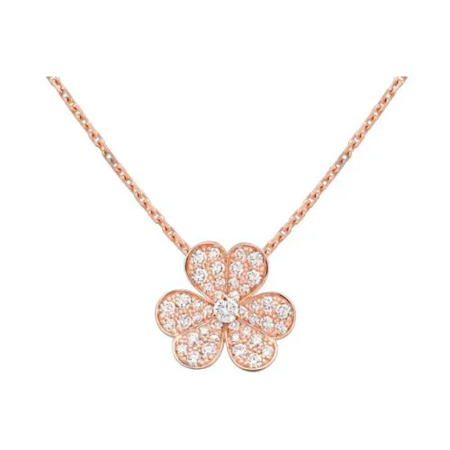 Van Cleef Arpels 18К Розовое Золото Ожерелье Женское