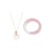 Карп кои Мирный Застежка Комплекты Одежды [Розовое Золото]