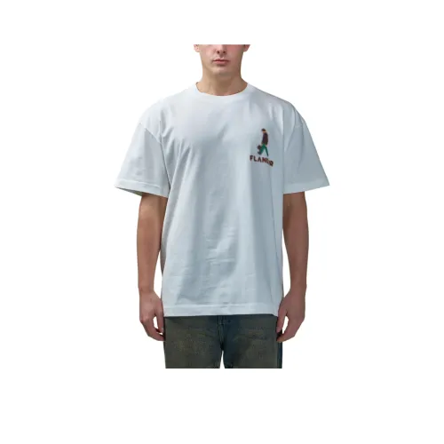 Flaneur Homme Белый Мужской T-Рубашки