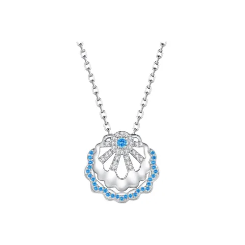 ENFANTIN Инкрустированный циркон оболочка ожерелья женские