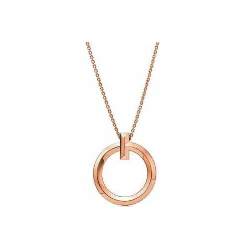 TIFFANY CO. T 18К Розовое золото Ожерелье Женское