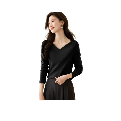 Mo Han Yi Mei T Рубашка Женская Черная