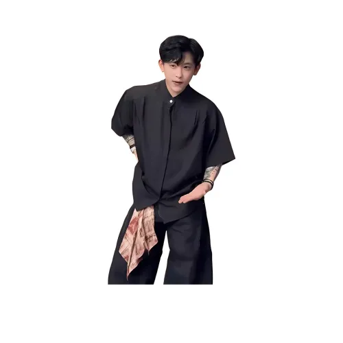 DANJUE Черная унисекс рубашка