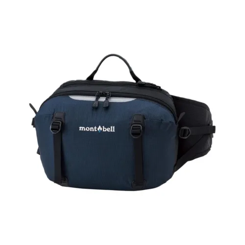 MONTBELL 7L Поясные сумки Нейлон Темно-морской синий Унисекс