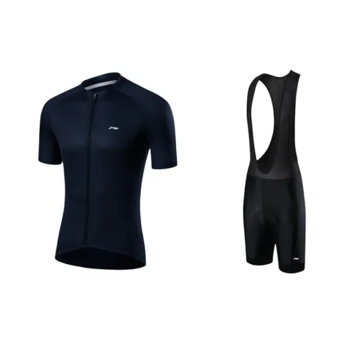 LINING Черный комплект Мужские Велосипедные костюмы