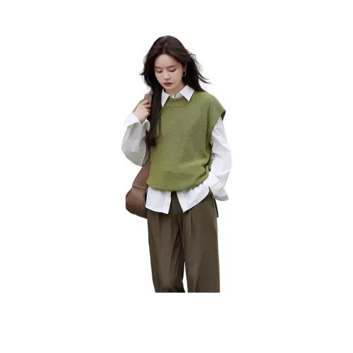 MT Зеленые Женские Жилеты