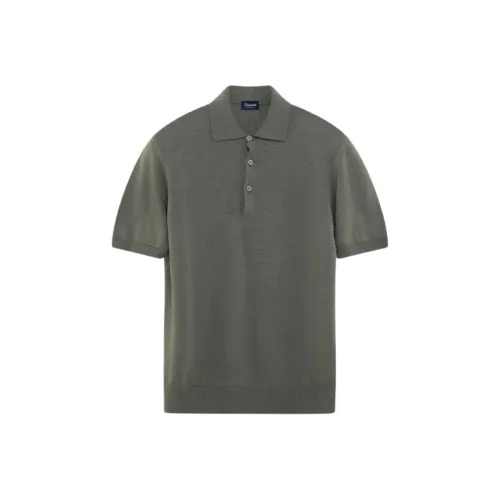 Drumohr Gray Men's Polo