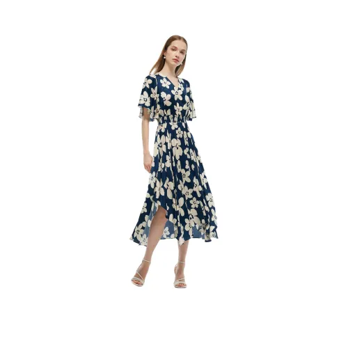 GOELIA Короткий рукав Платье Женское