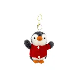 Красный свитер с пингвином