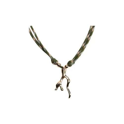 ZARA Цинковые Ожерелья Женские Золотые