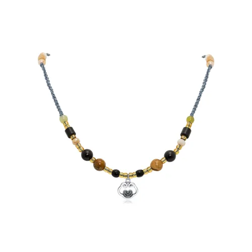 VOEX Цветное Ожерелье из Нефрита для Женщин