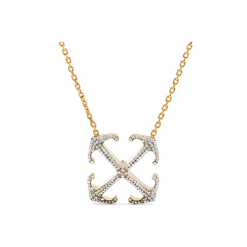 Off Белый Brass Necklaces Женские