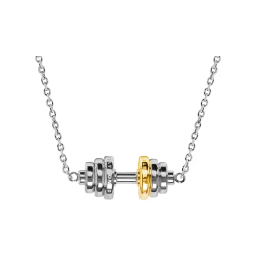 RAWNESS Титановая сталь Ожерелье Стальной + Золотой Унисекс