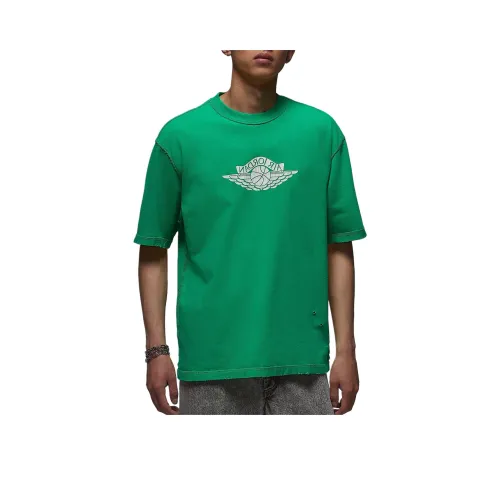 JORDAN Стадион Зеленый Парус Белый Мужская Футболка