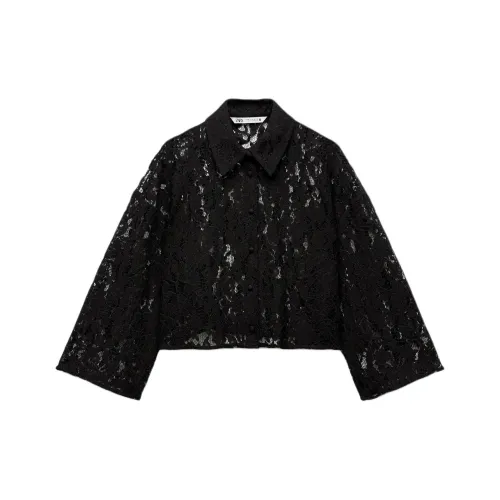 ZARA Черные Женские Рубашки