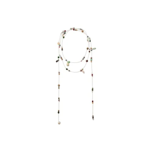 ZARA Смола Ожерелья Женские Белые