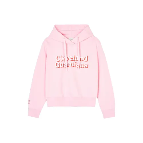 MLB SS24 Cleveland Guardians Свитшот Женский Розовый
