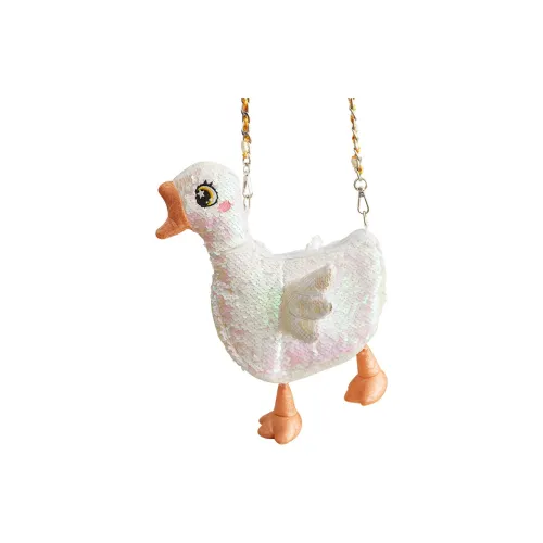 CozyWorld Sequins Doll Bag ПЭТ Сумка через плечо Стандартная Женская Белая