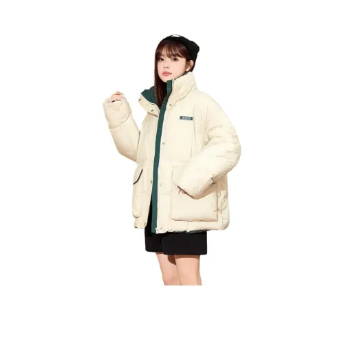 Tonlion Хлопковый пуховик женский греческий белый