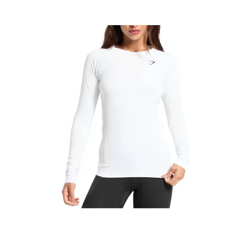 GYMSHARK Белые Женские Футболки