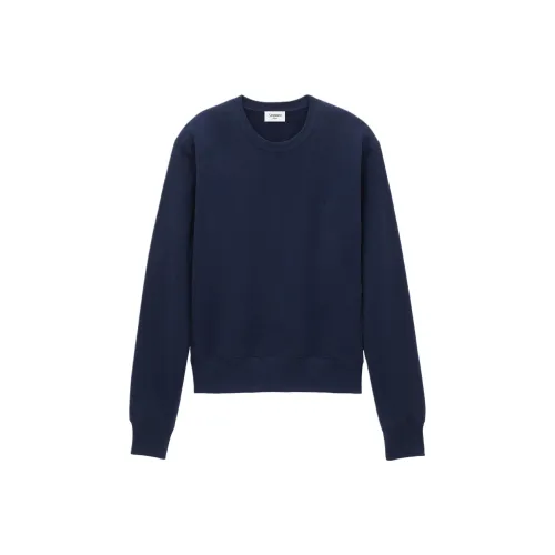 SAINT LAURENT Темно-синий синий Мужские свитшоты