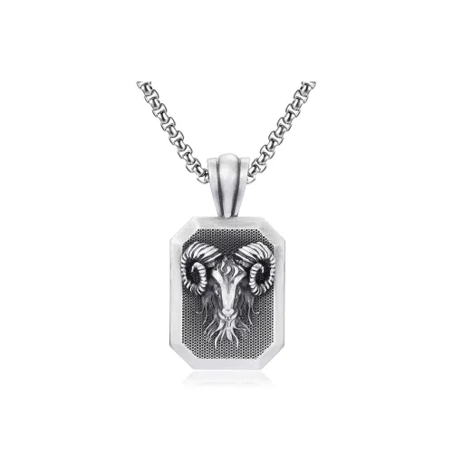 EVBEA Aries Pure Олово Подвеска Нержавеющая сталь Ожерелье Унисекс