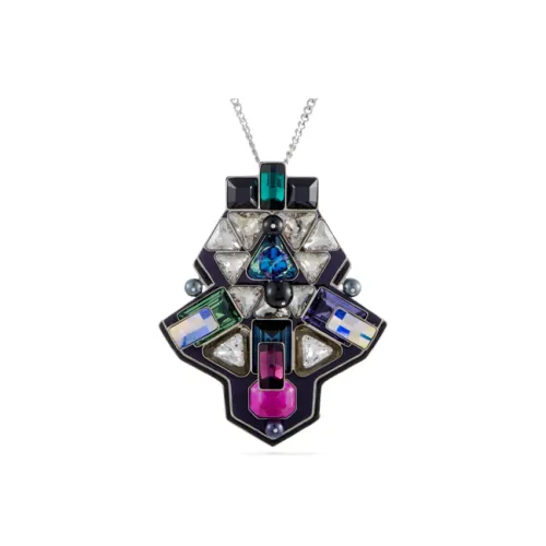 Swarovski Брасс Колье Женские Серебряные