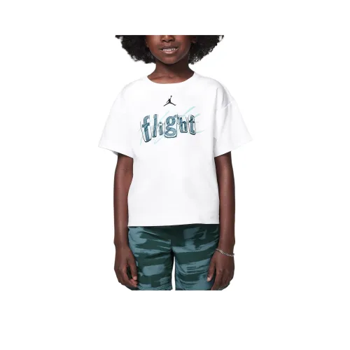 Джордан T Рубашка Белый для детей от 3 до 7 лет