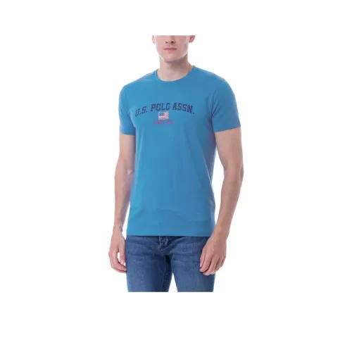 U.S. POLO ASSN. Рубашка Мужская Синяя