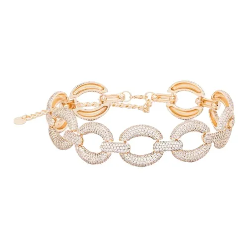 Self Портрет Кристальный 18K золото Покрытый Brass Necklaces Женские Золотой