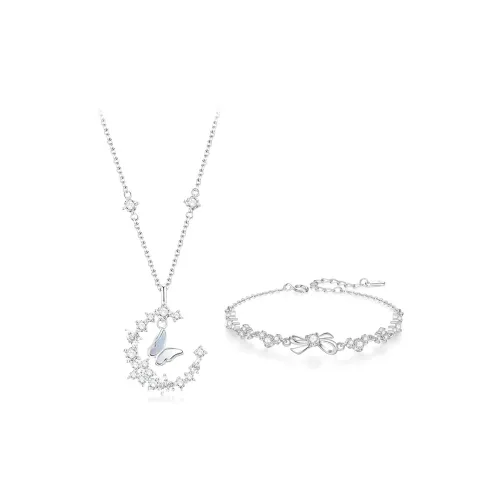 GIFU Серебряное Ожерелье для Девушек Женское