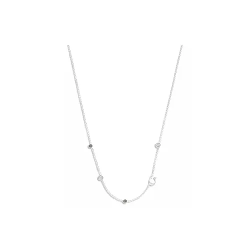 COACH Стекло Brass Necklaces Женские Серебро