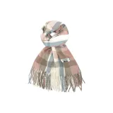 Клетчатый, розовый, бежевый