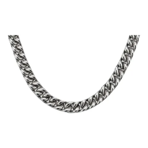 GUCCI Брасс Колье Унисекс Серебряный