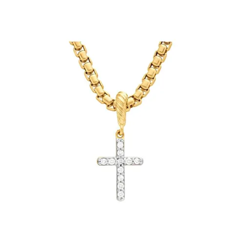 David Yurman 18К золото ожерелье с бриллиантами женское золото