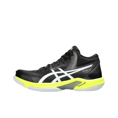 Asics Beyond FF Бадминтонная обувь Низкий топ Черный Желтый Мужской