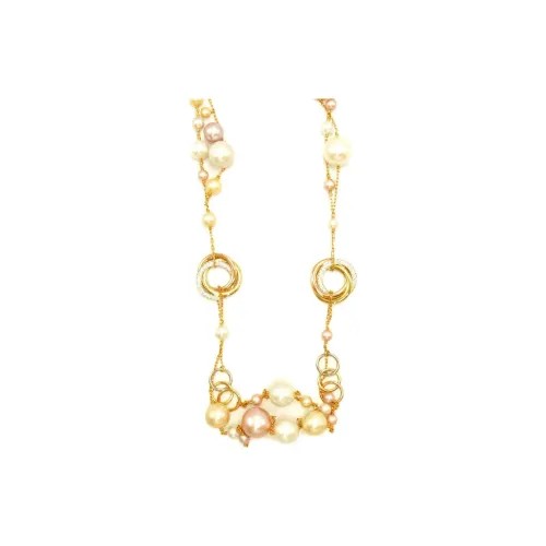 Cartier Trinity Series 18К золото Ожерелья Женские Золото