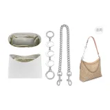 [Одежда Комплекты] DuPont Бумага Лайнер + Белая Луна Удлинительная Цепь + Декоративная Цепь 45 см