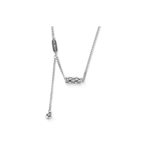 XXOFF Смешанный материал Ожерелье Серебристый Белый Женское