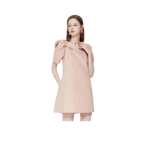 AIVEI Короткое платье с короткими рукавами женское